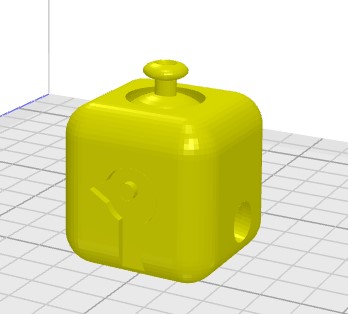 Miniatura 3 do modelo 3D fidgit cube keychain