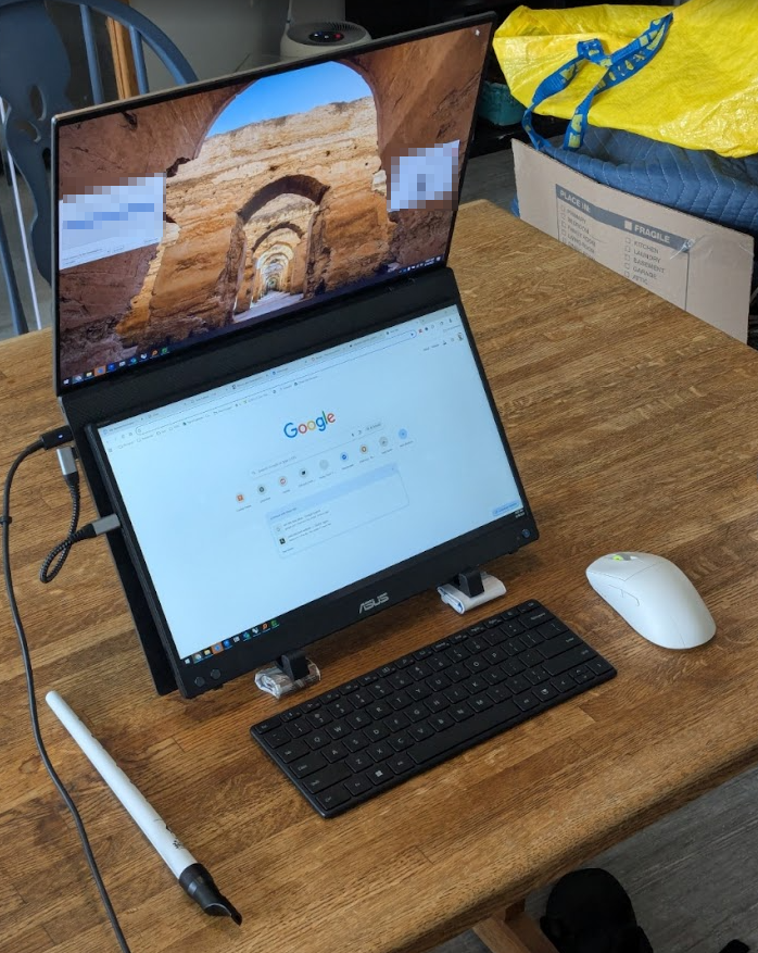 Dell Precision 5770 + Asus Zenscreen 15.6"