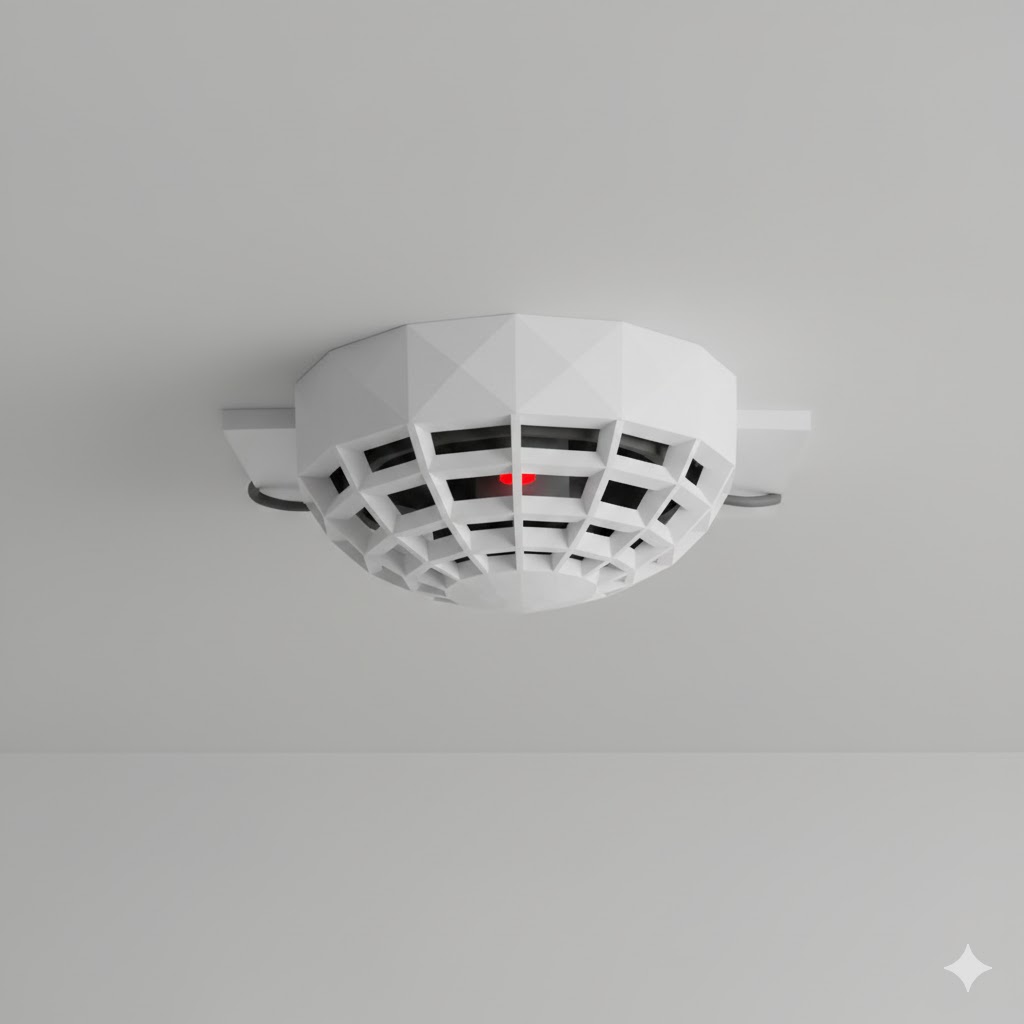 Low Poly Smoke Detector