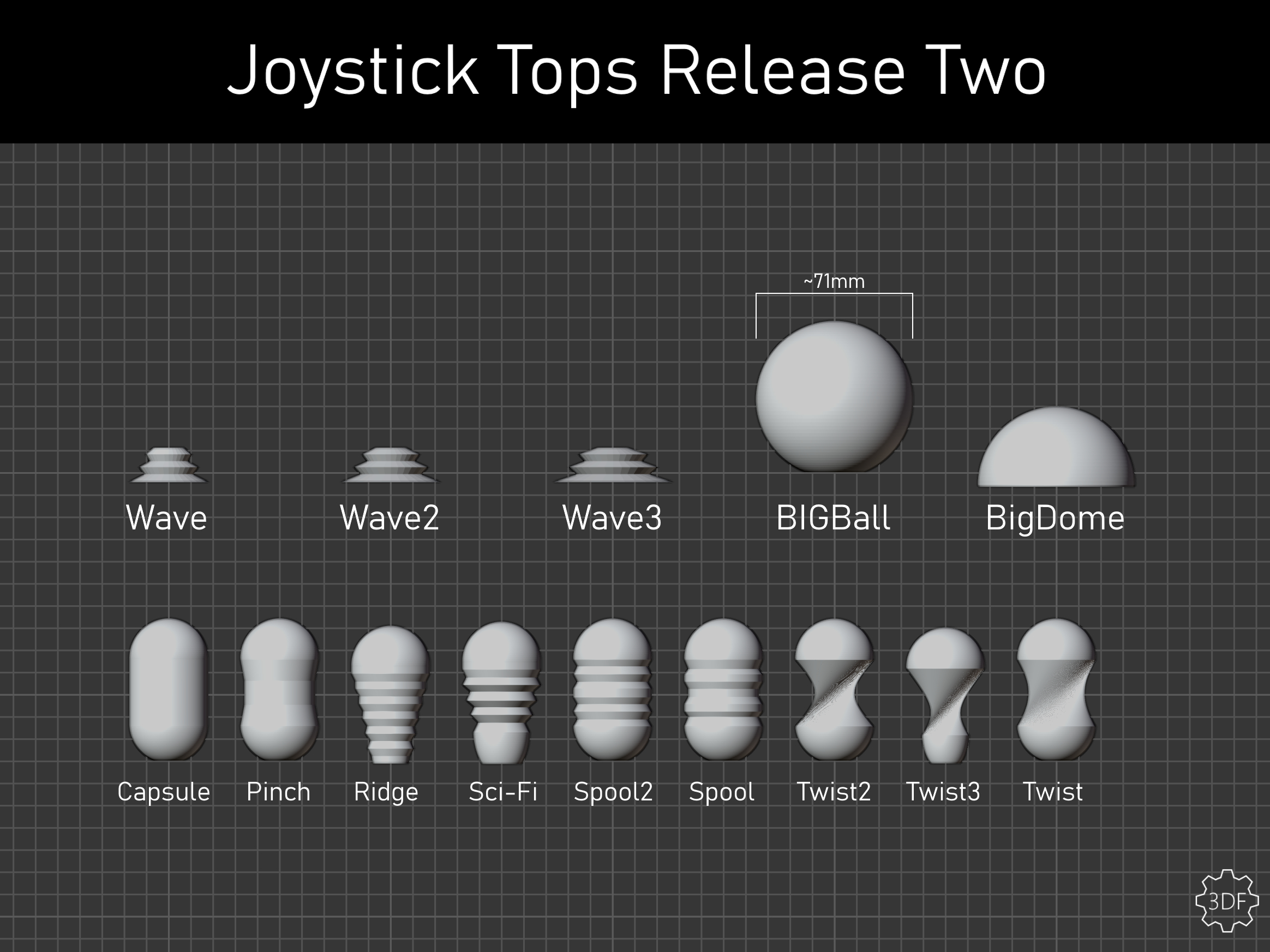 Arcade Joystick Tops Release Two