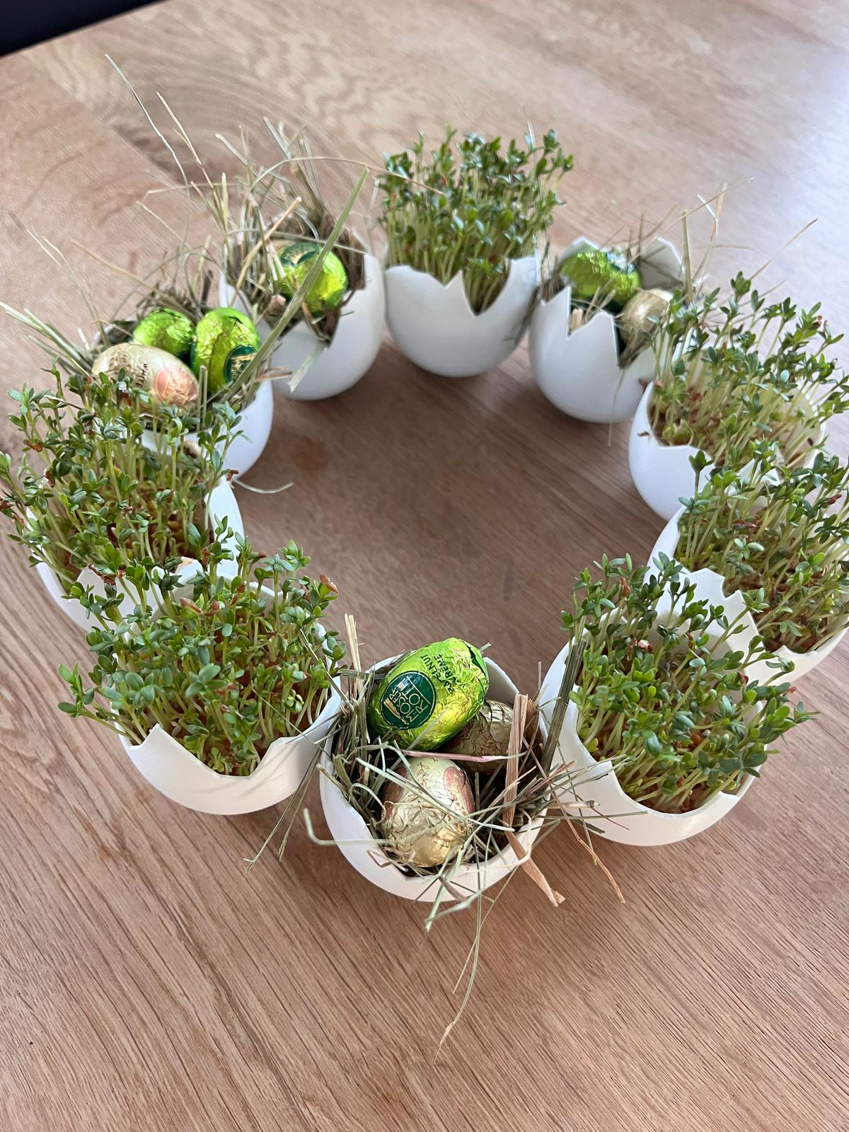 Easter Eggshell Wreath — miniatura 3