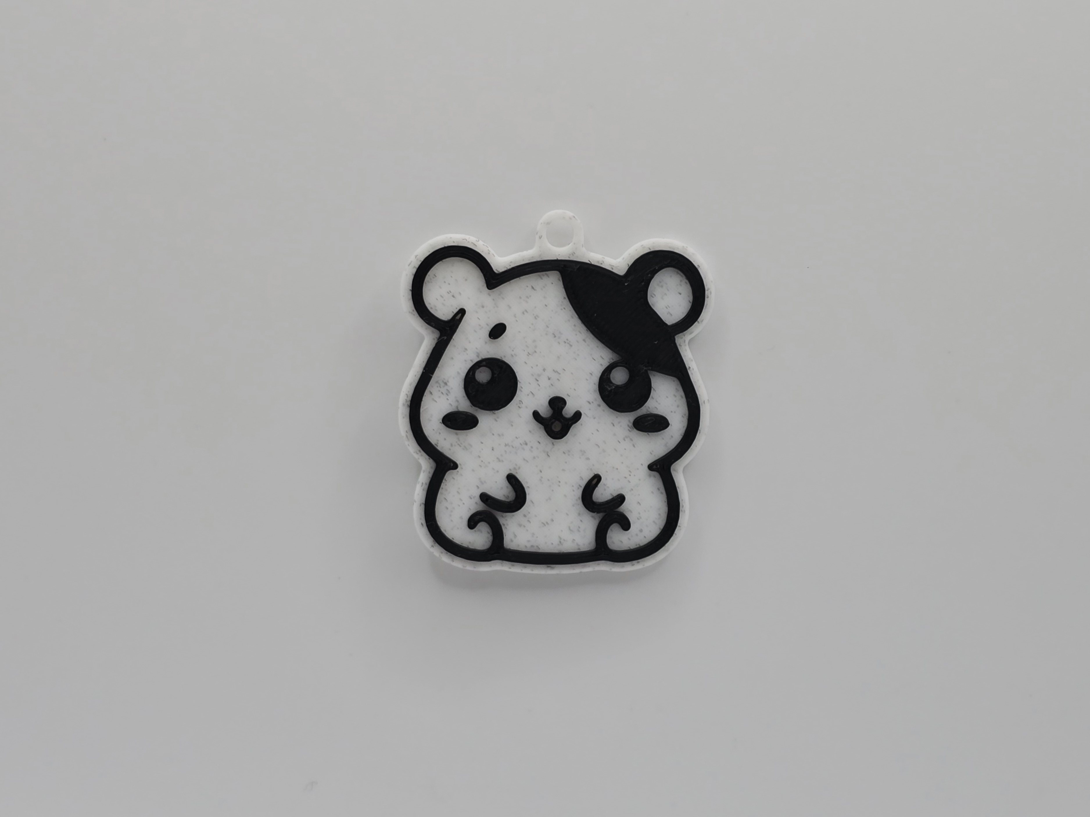 Cute Hamster Keychain