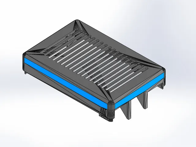 Modified Lid with space for PoE+ hat heatsinks