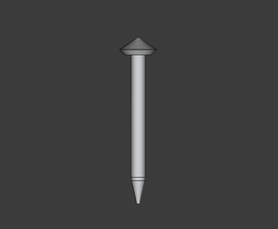 Target Pad Nail 3D model