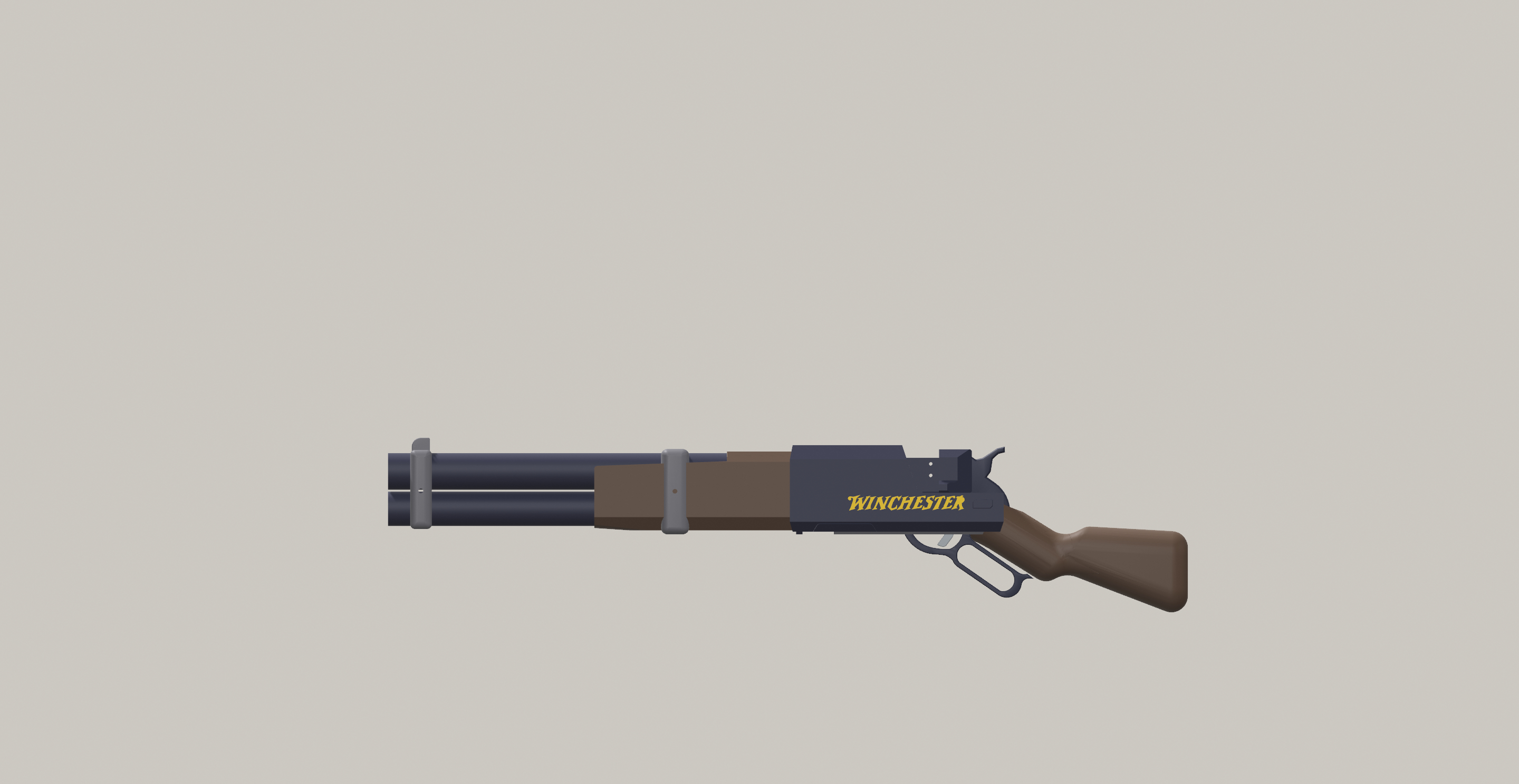 Lever-Action Rifle Replica of Winchester M1873 for LEGO Minifigures