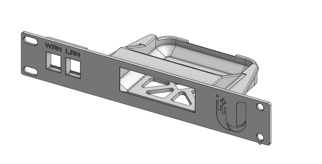 Unifi Express Gateway 10in Rack Mount with Keystone Jacks