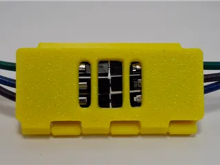 Four Pin Dupont wire connection cover - with probe access slots.