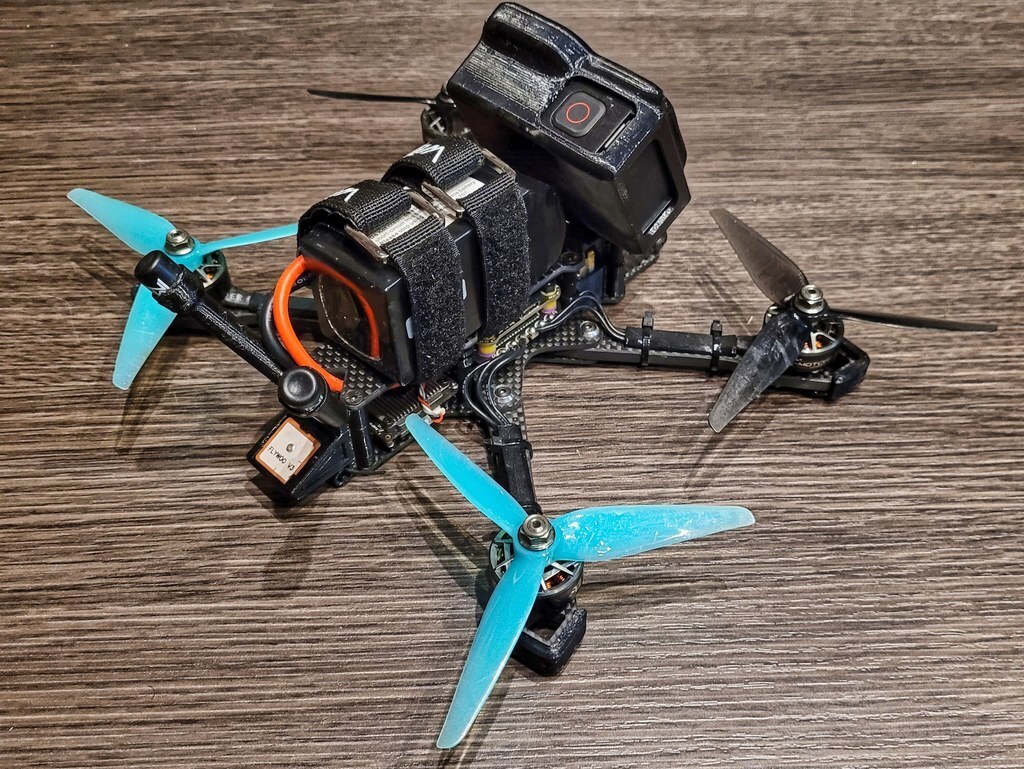 JeNo 5,1" Flywoo Goku M10 GPS mount 3D model by kC