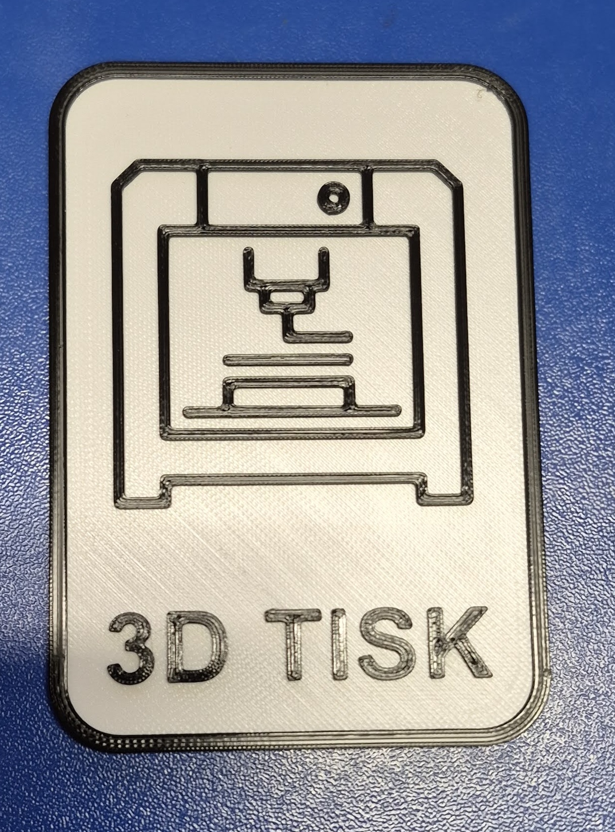 Cedulka na dveře - 3D tisk