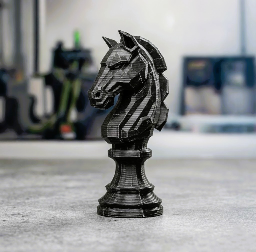 Knight - Futuristic Robotic Chess Piece