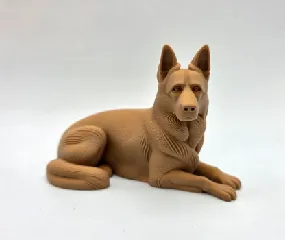 Laying German Shepherd