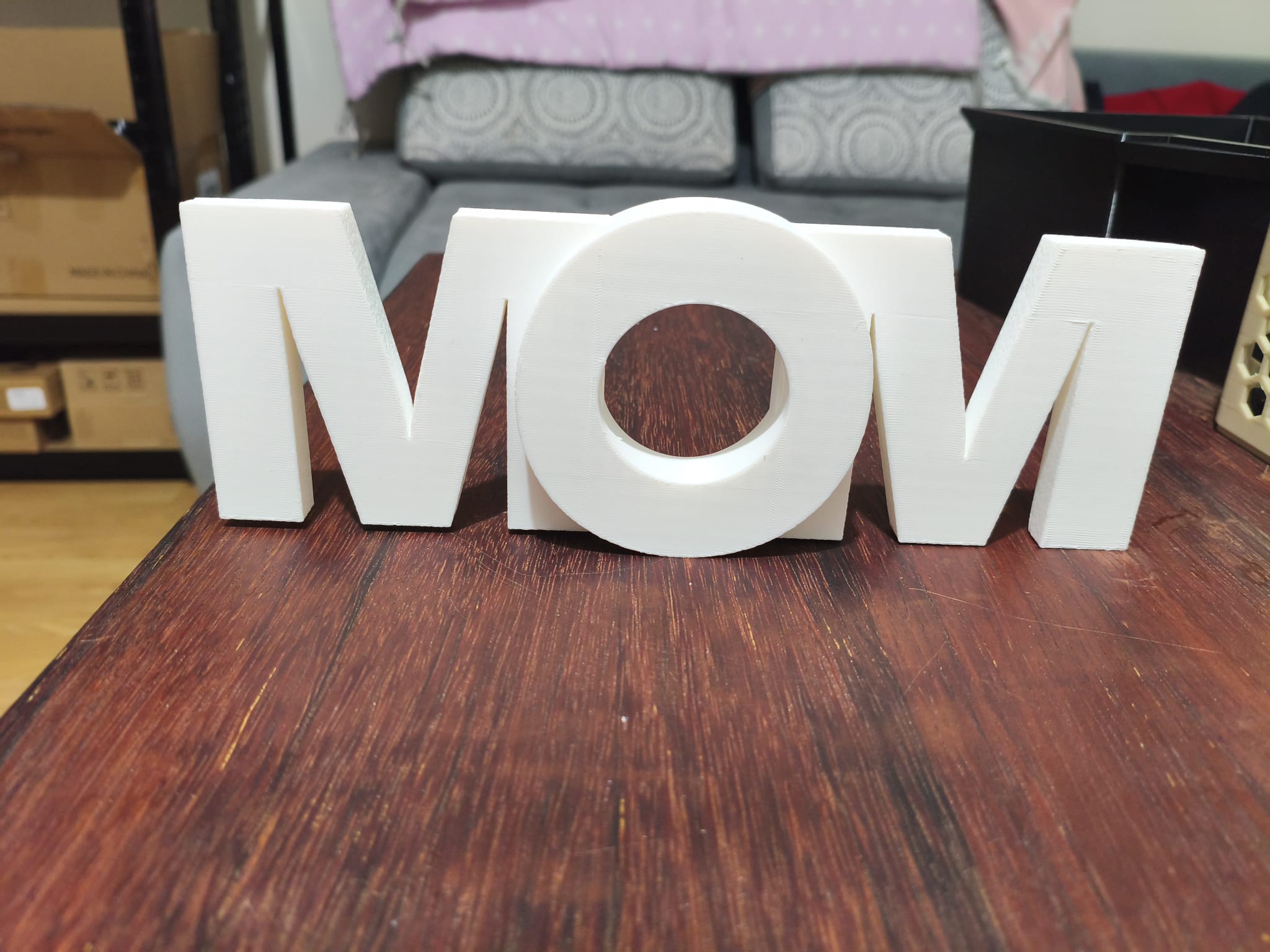 Personalized MOM 3D Picture Frame 3D model