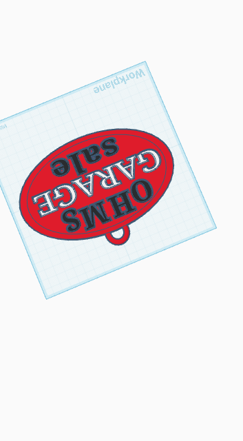 Test for sale sign 3D model