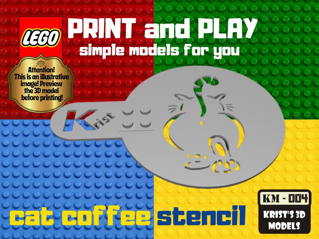 KATZE - coffee stencil