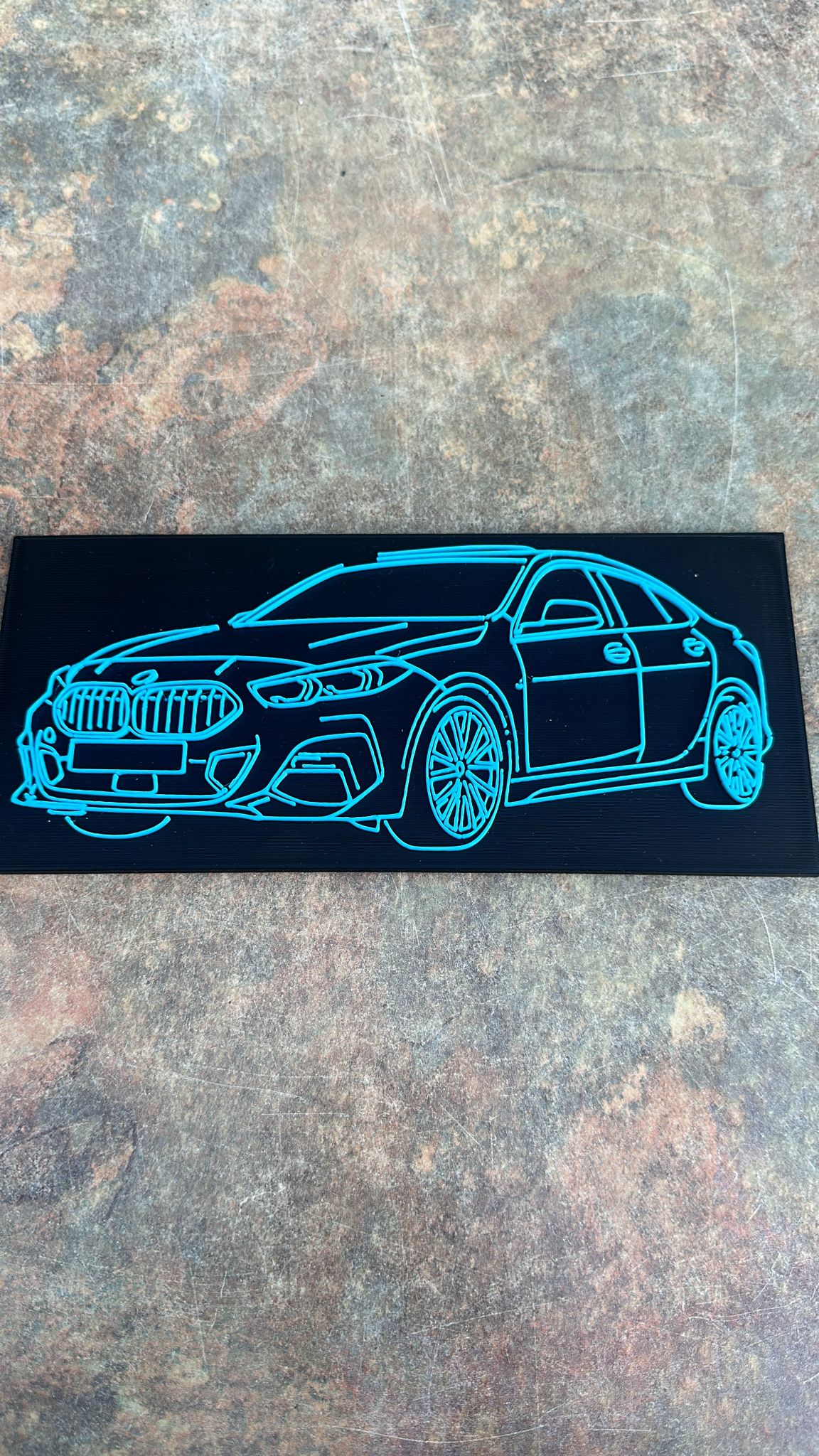 BMW 2 Series gran coupe silhouette
