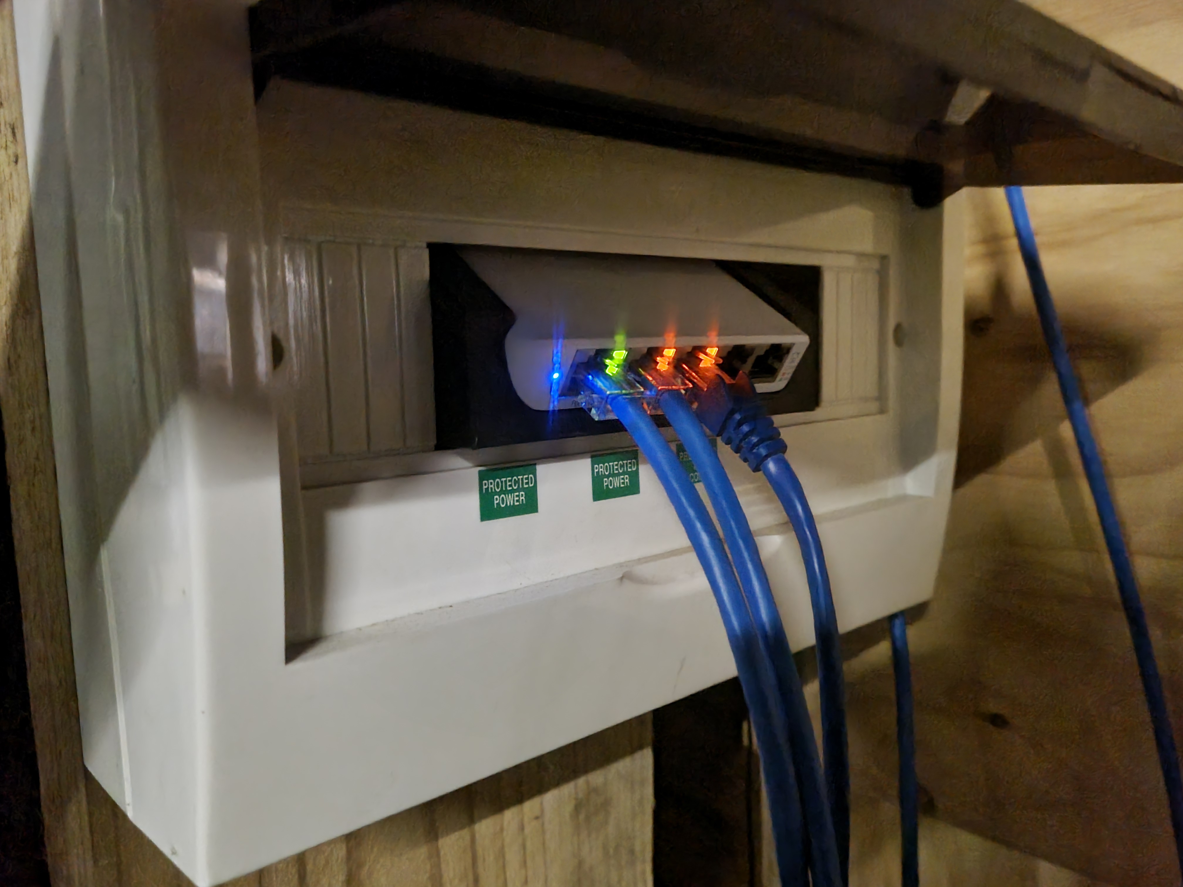 Din Rail Mount Unifi Flex Mini Switch