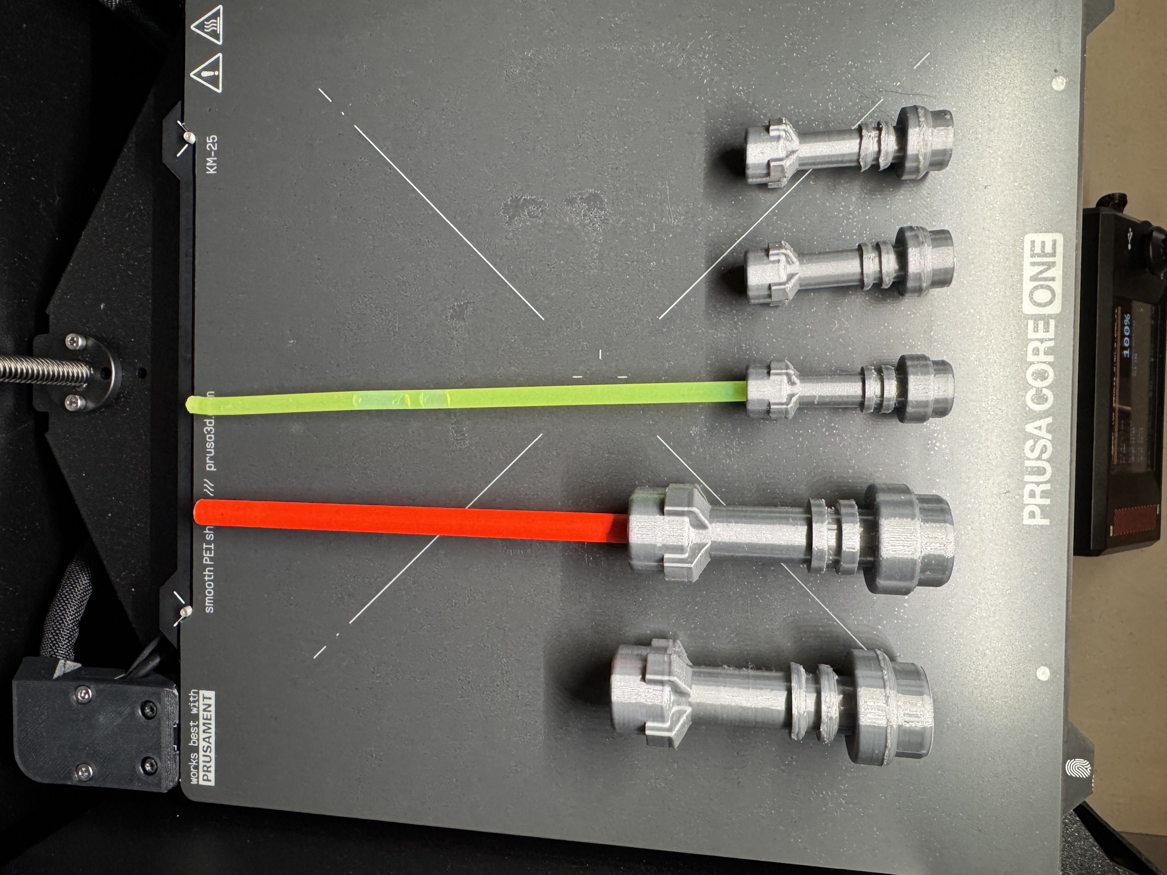 LEGO lightsaber pencil topper