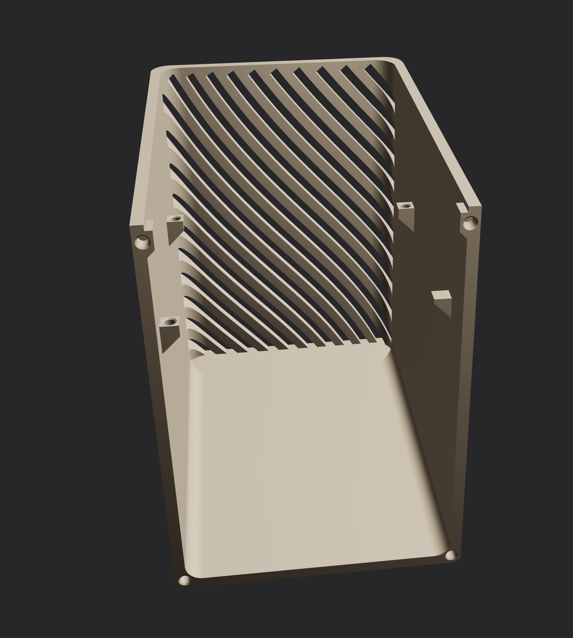 Miniatura 5 do modelo 3D Odroid H4 NAS Case