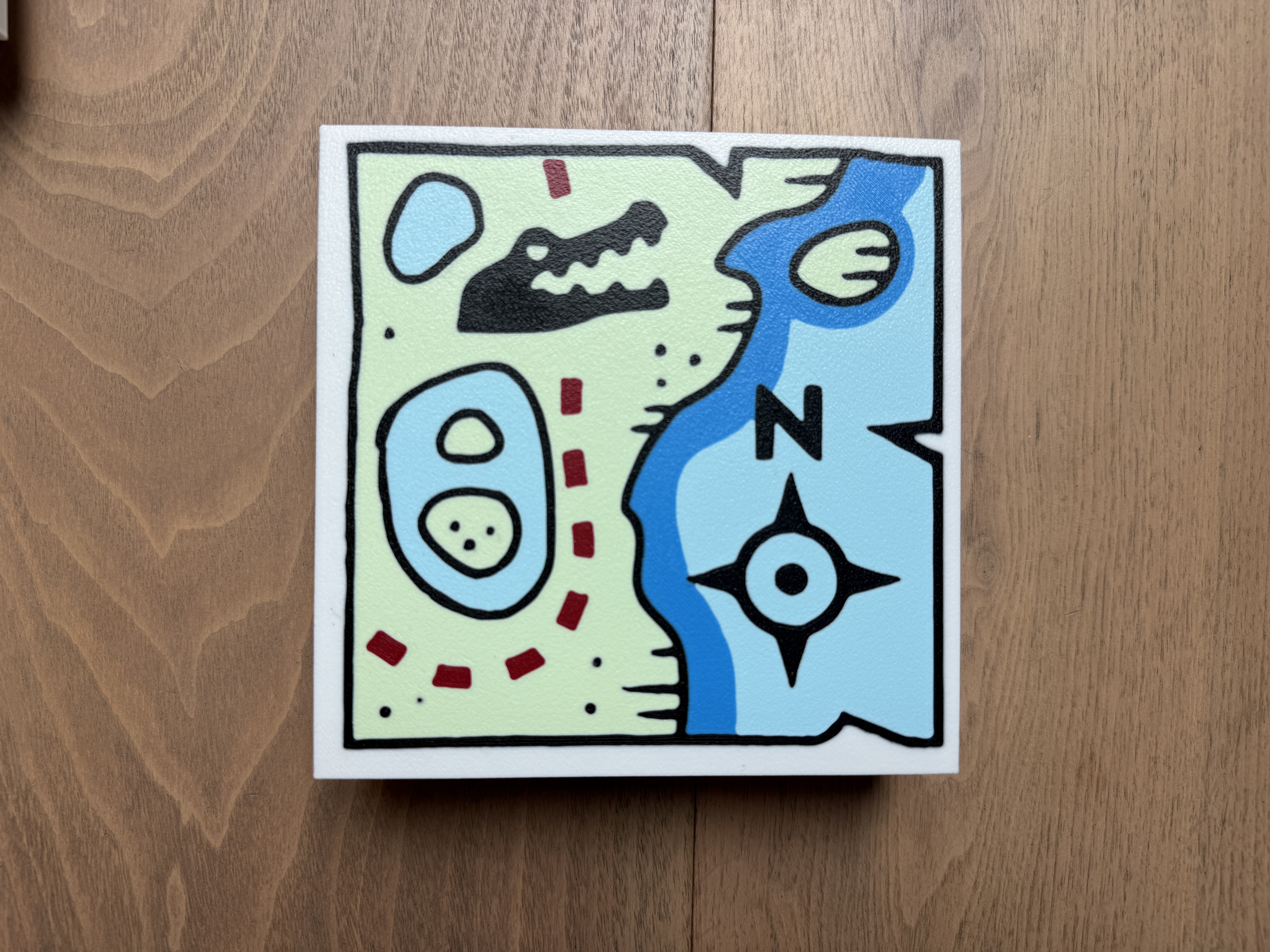 Lego Treasure Map Tile - 10x size (4/4)