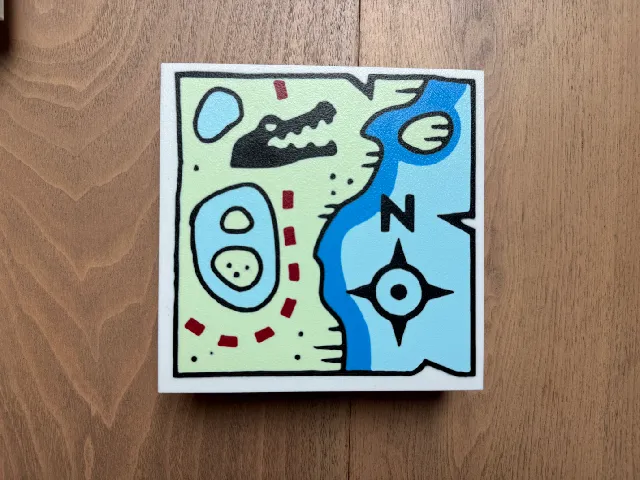 Lego Treasure Map Tile - 10x size (4/4)