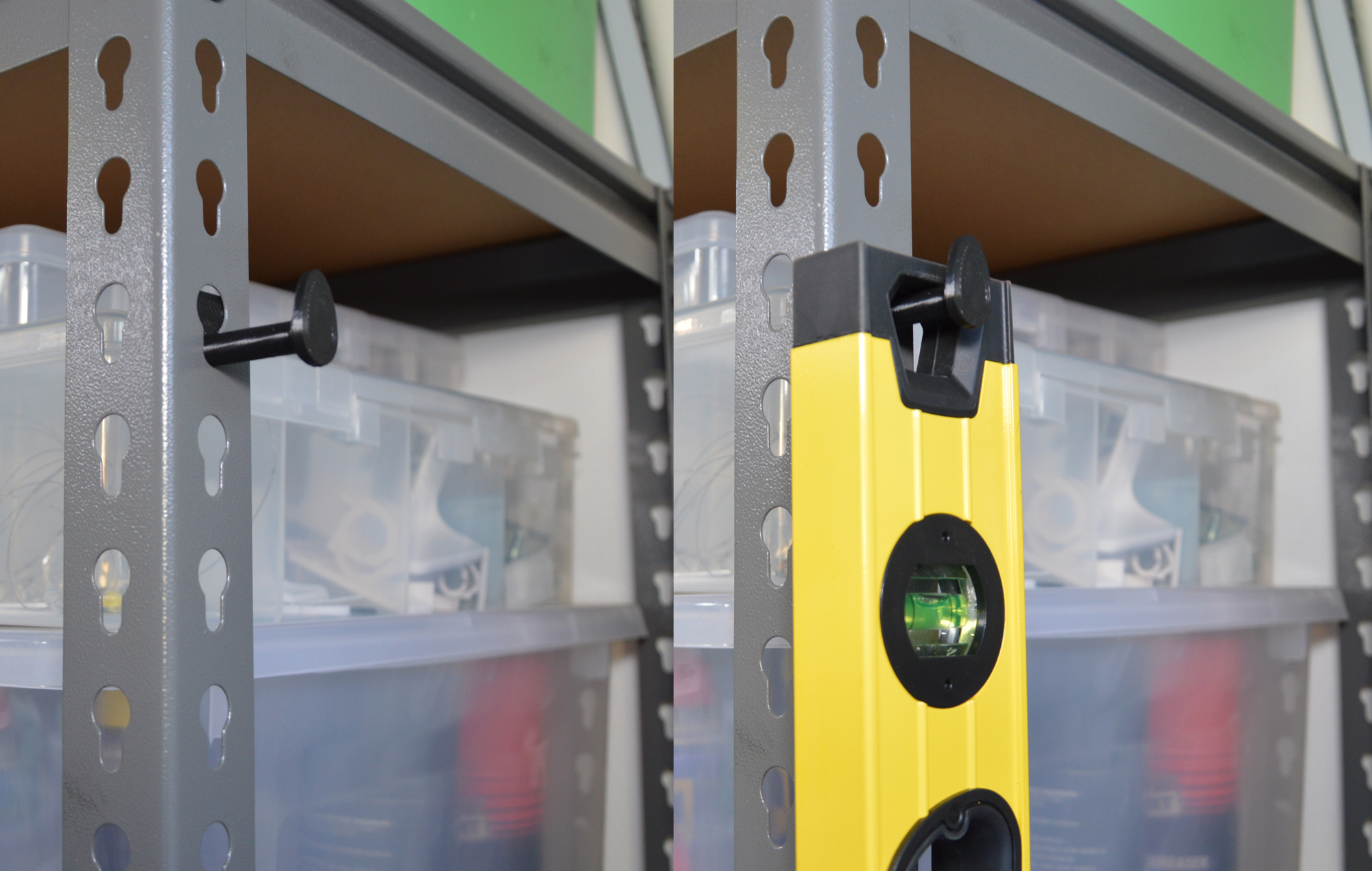 Reinforced Garage Shelf Hook