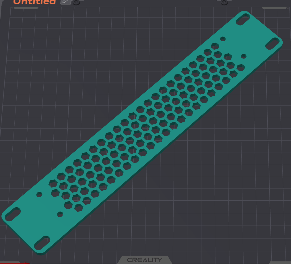 1u 80x2 Fan Faceplate with Honeycombs
