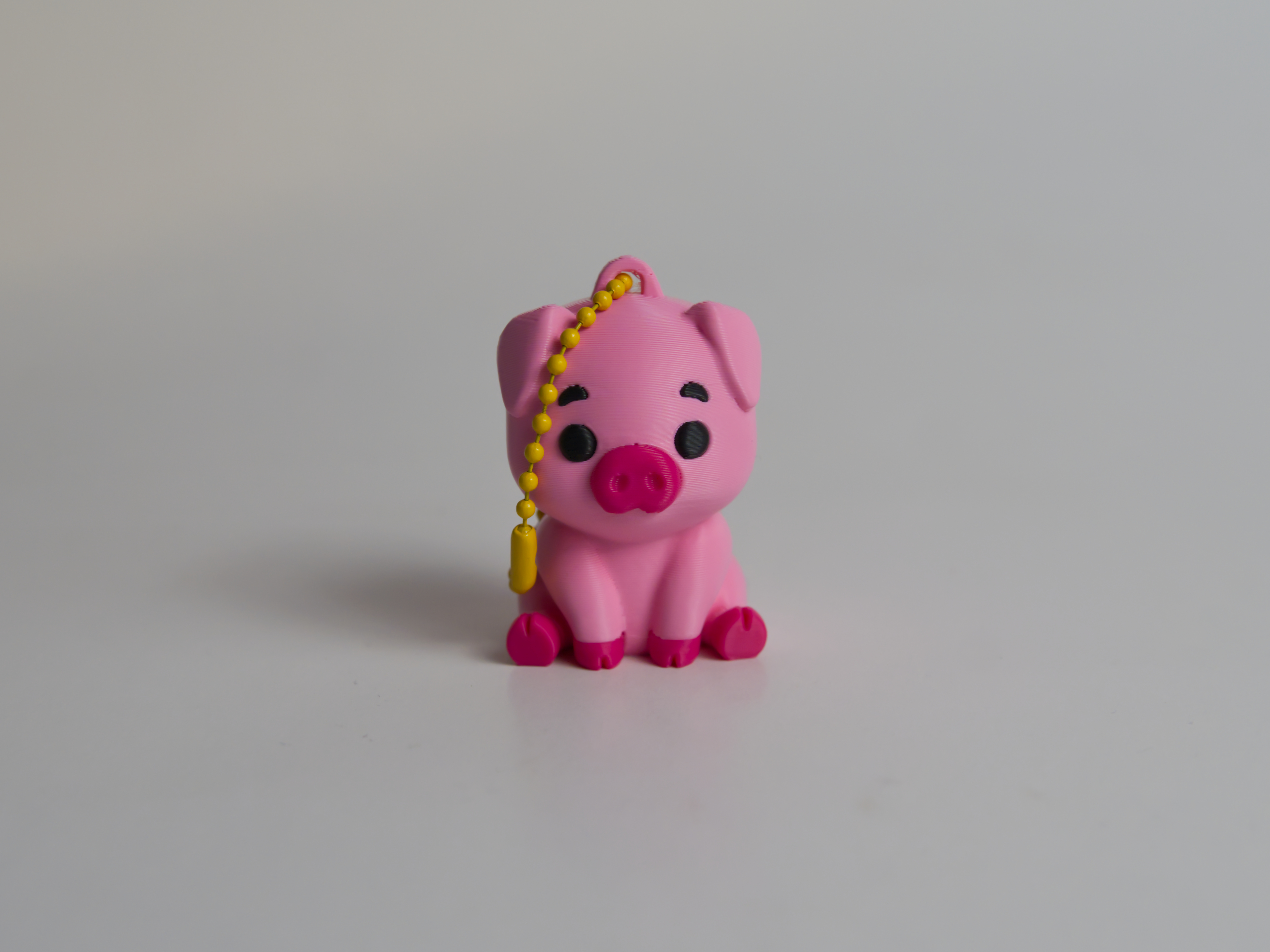 Miniatura 7 do modelo 3D Cute Pig Keychain