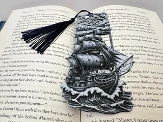 Black Pearl, Pirate Ship Bookmark