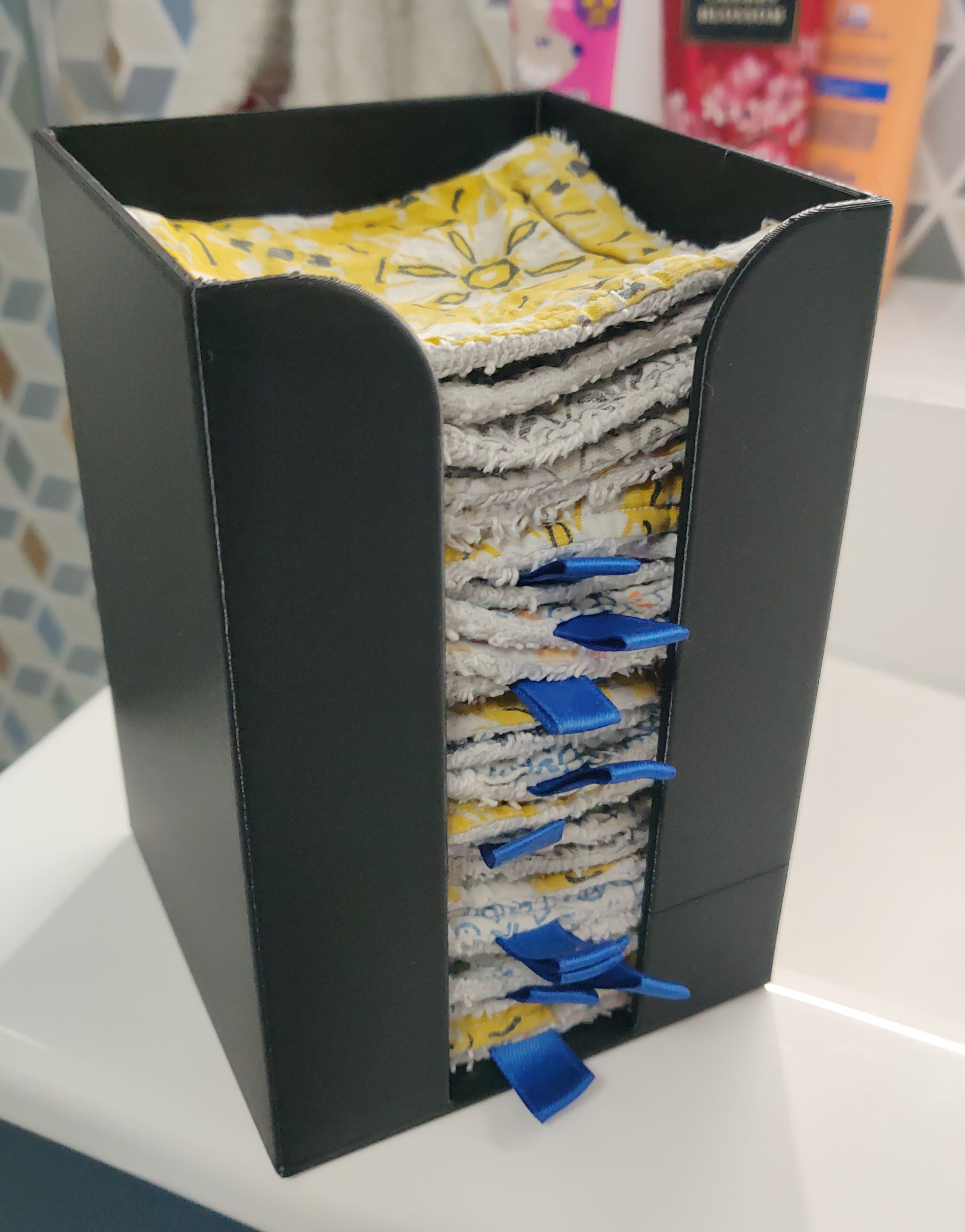 Dispenser for makeup remover cottons