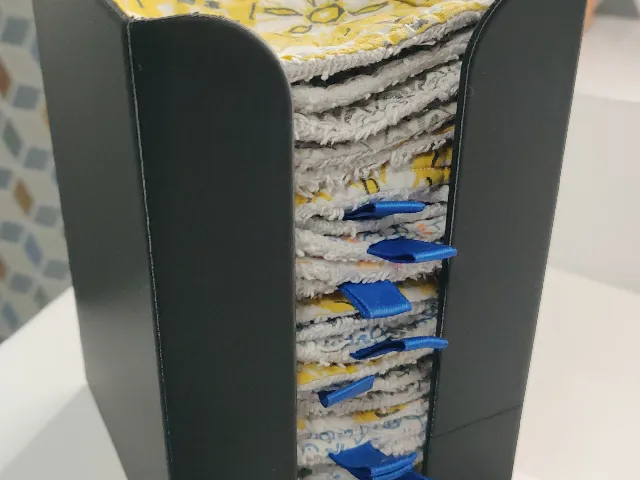 Dispenser for makeup remover cottons