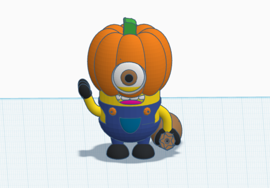 Mimoň na Halloween s pytlem (Halloween Minion with bag) — miniatura 3