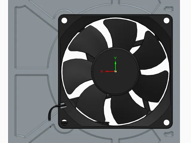 80mm Fan Offset Adapter to 120mm case.