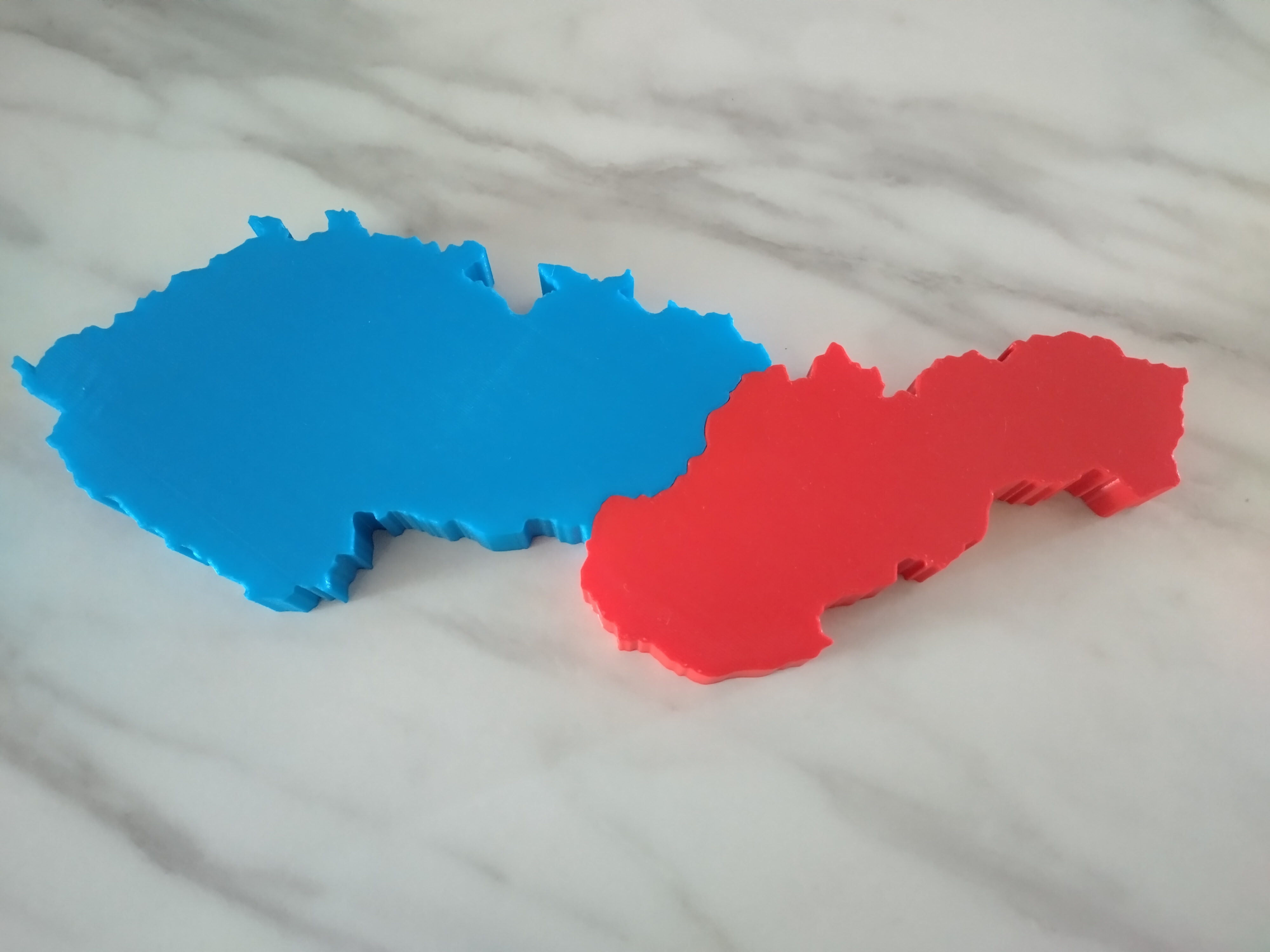 Czechoslovakia map - dividable