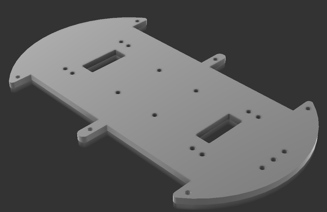 Yourdroid robot smart car motormount-plate