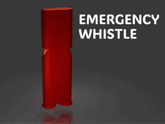Double Emergency Whistle