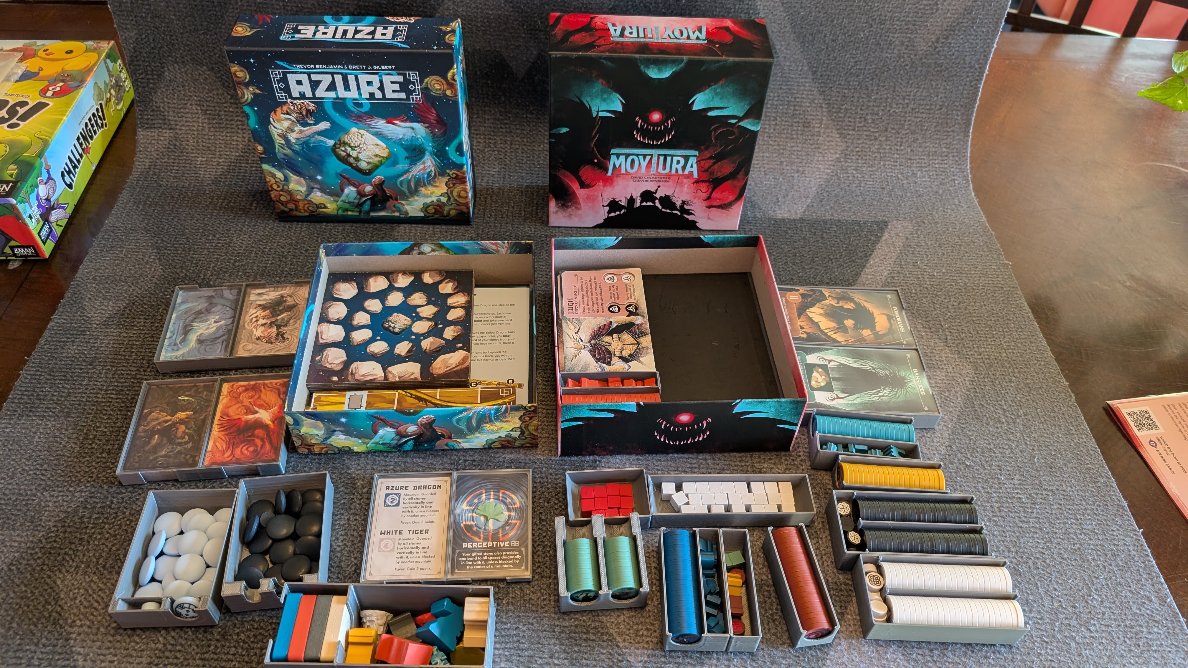 Azure and Moytura Board Game Insert