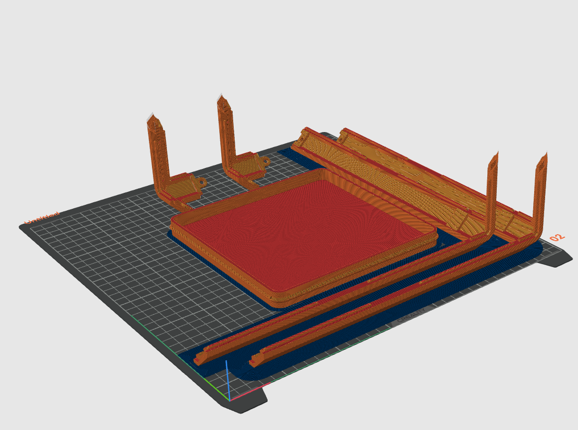 K1C 2 peice frame for printing with K2 plus