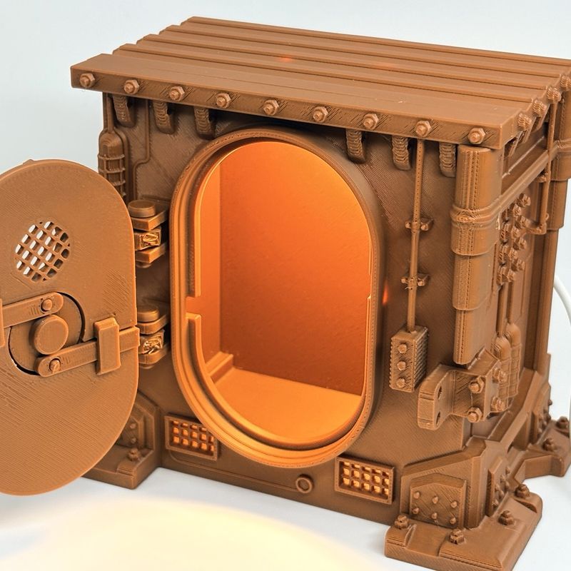 Steampunk Safe Box | Working Mechanical Lock by Nasik | Download STL ...