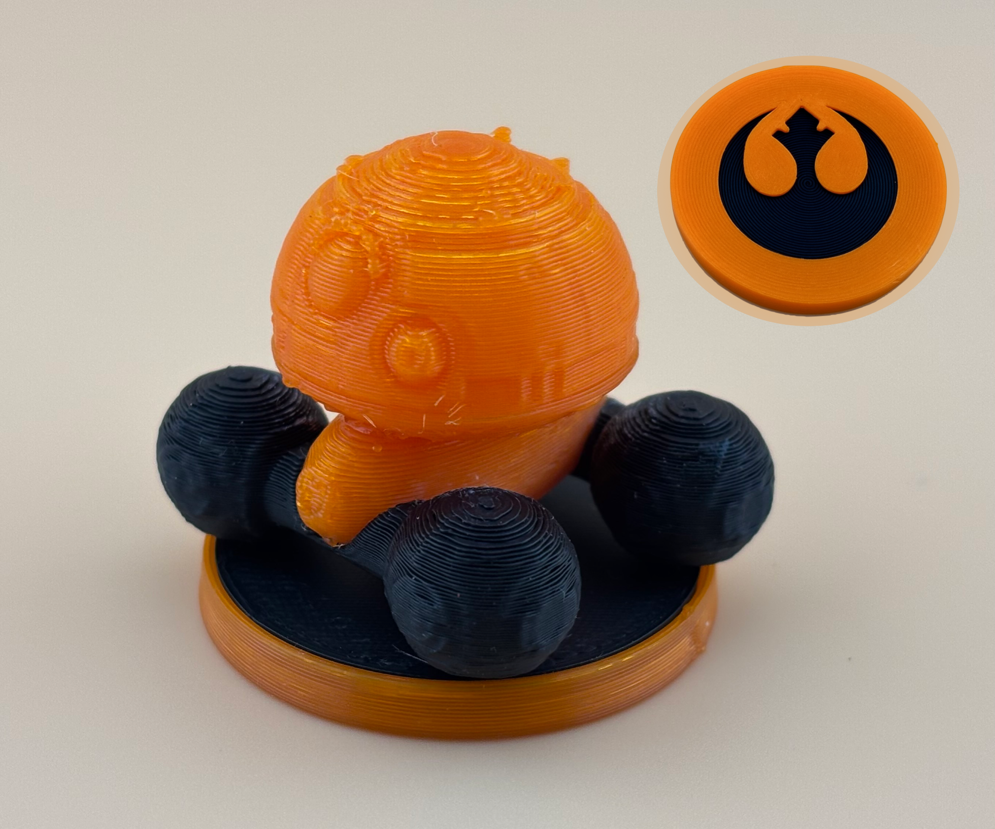 Crash Derby - Star Wars Off-road 4x4 BB8 Custom Board Game Piece plus Logo Base Plate