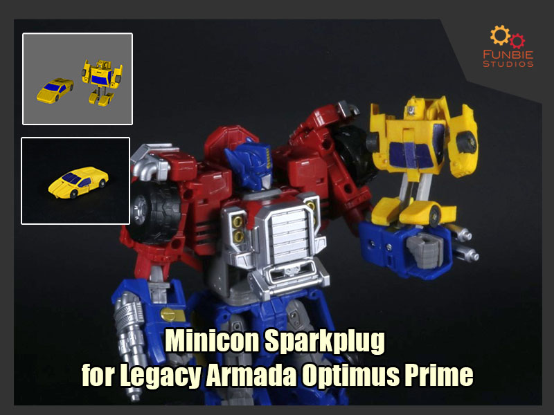 Minicon Sparkplug for Transformers Legacy Armada Optimus Prime