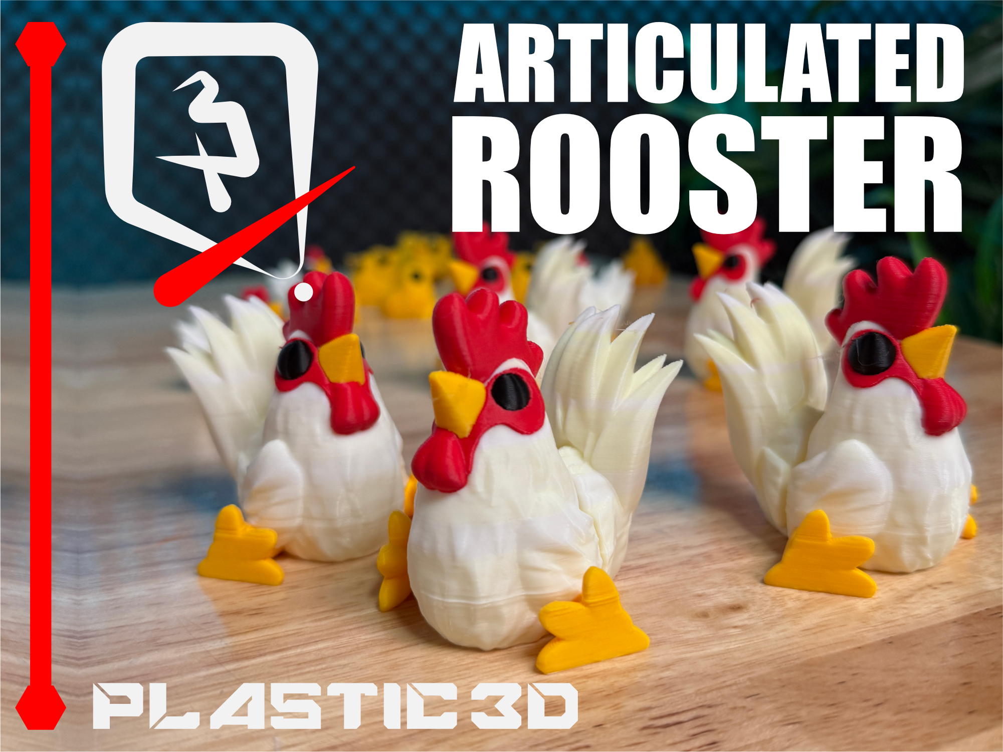 Articulated Rooster — The Proud Barnyard King