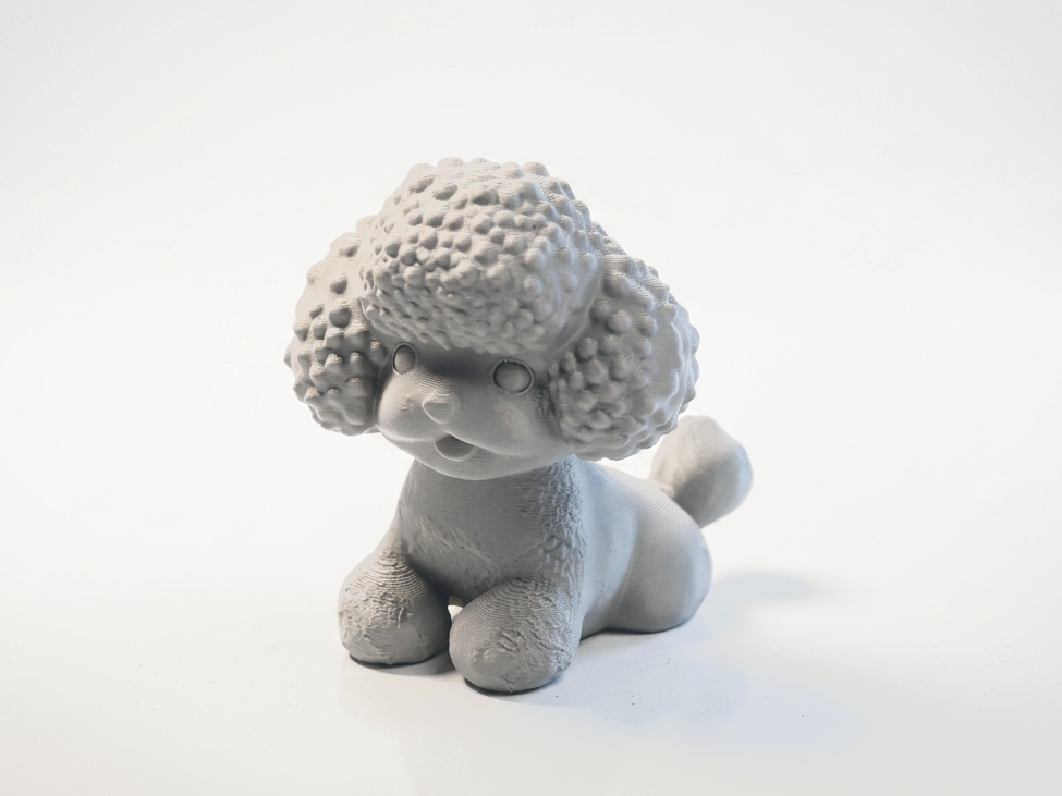 Cute Poodle Dog Figurine Animals 3D Printable