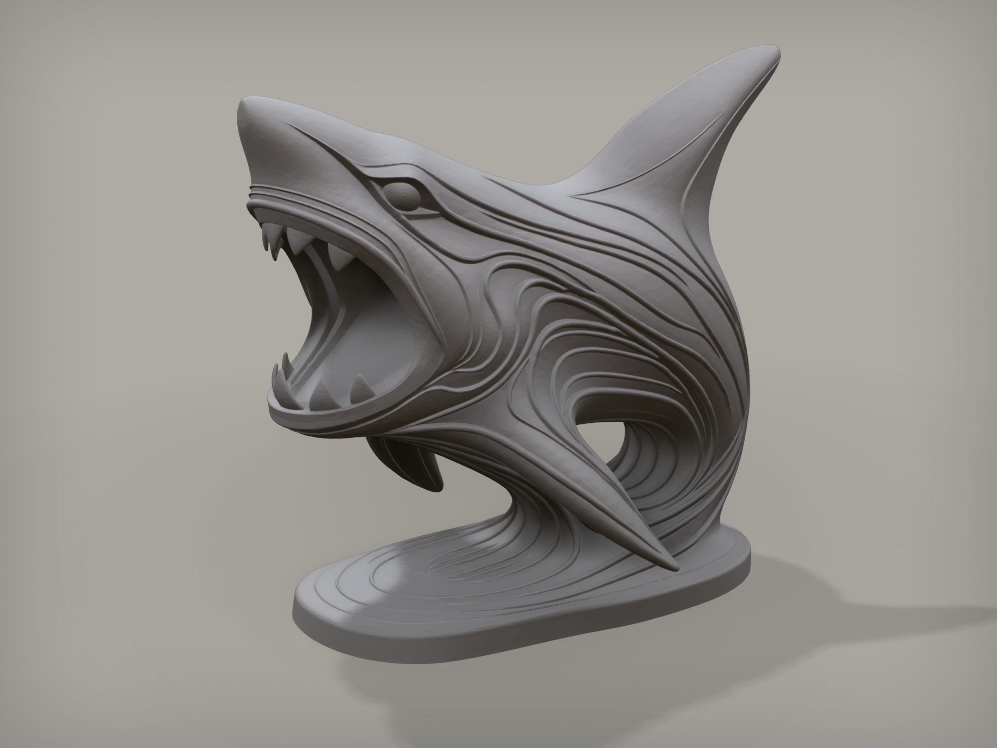 Shark Statue