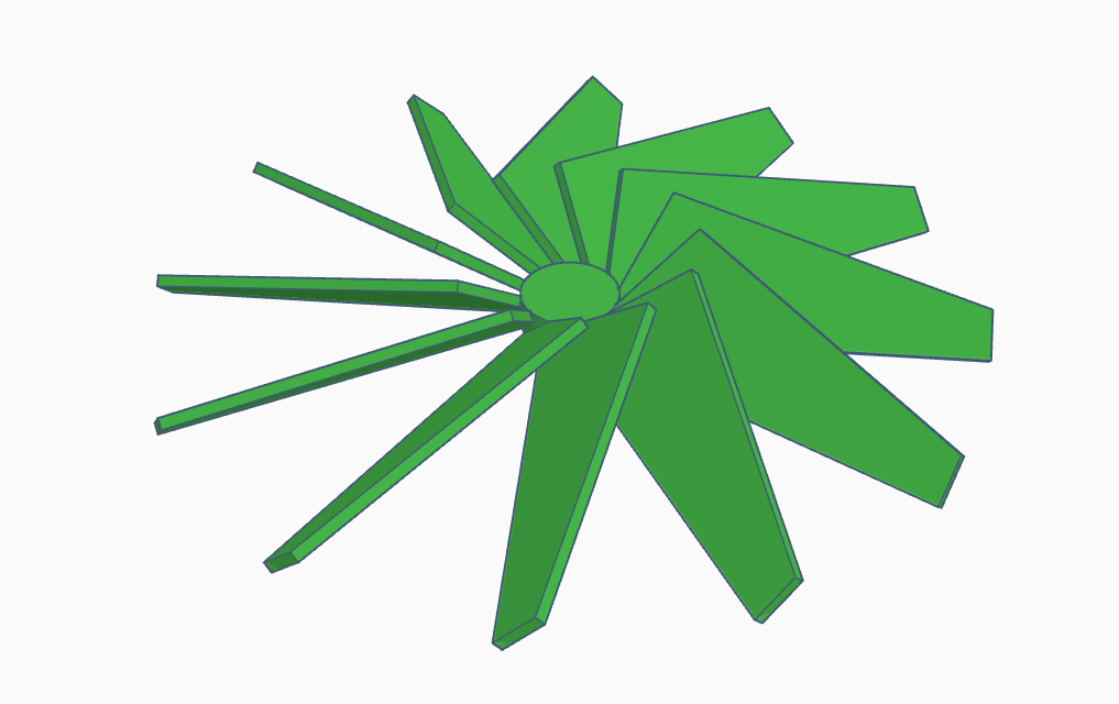 Fan for small electric motor