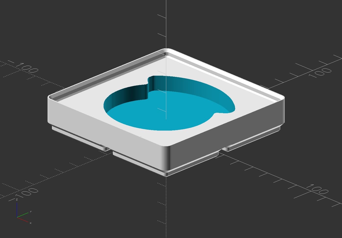 Miniatura 20 do modelo 3D Gridfinity 2x2 bin for basic stapleless-stapler, with SourceCode