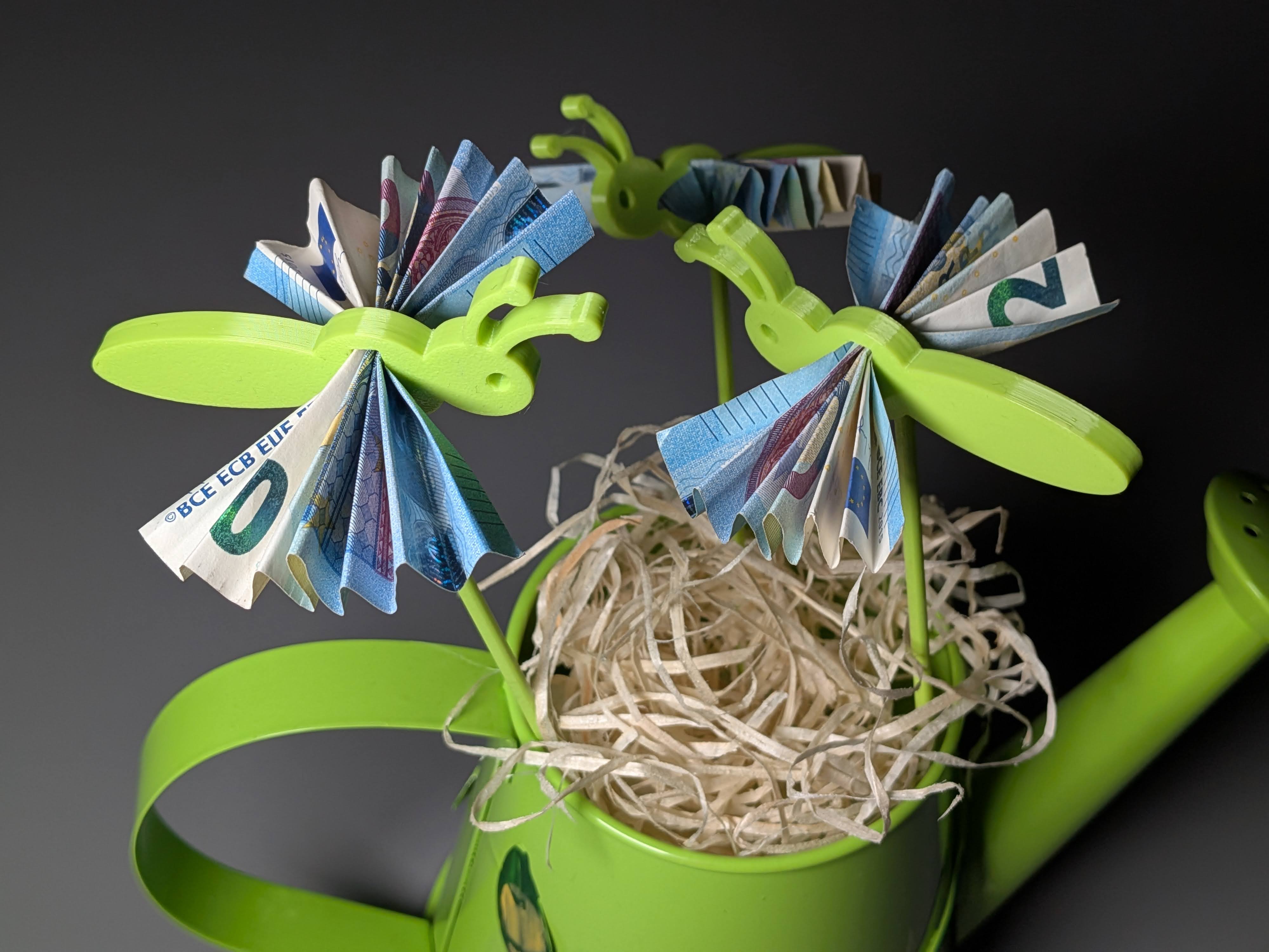 Butterfly Money Gift + Printable Rod