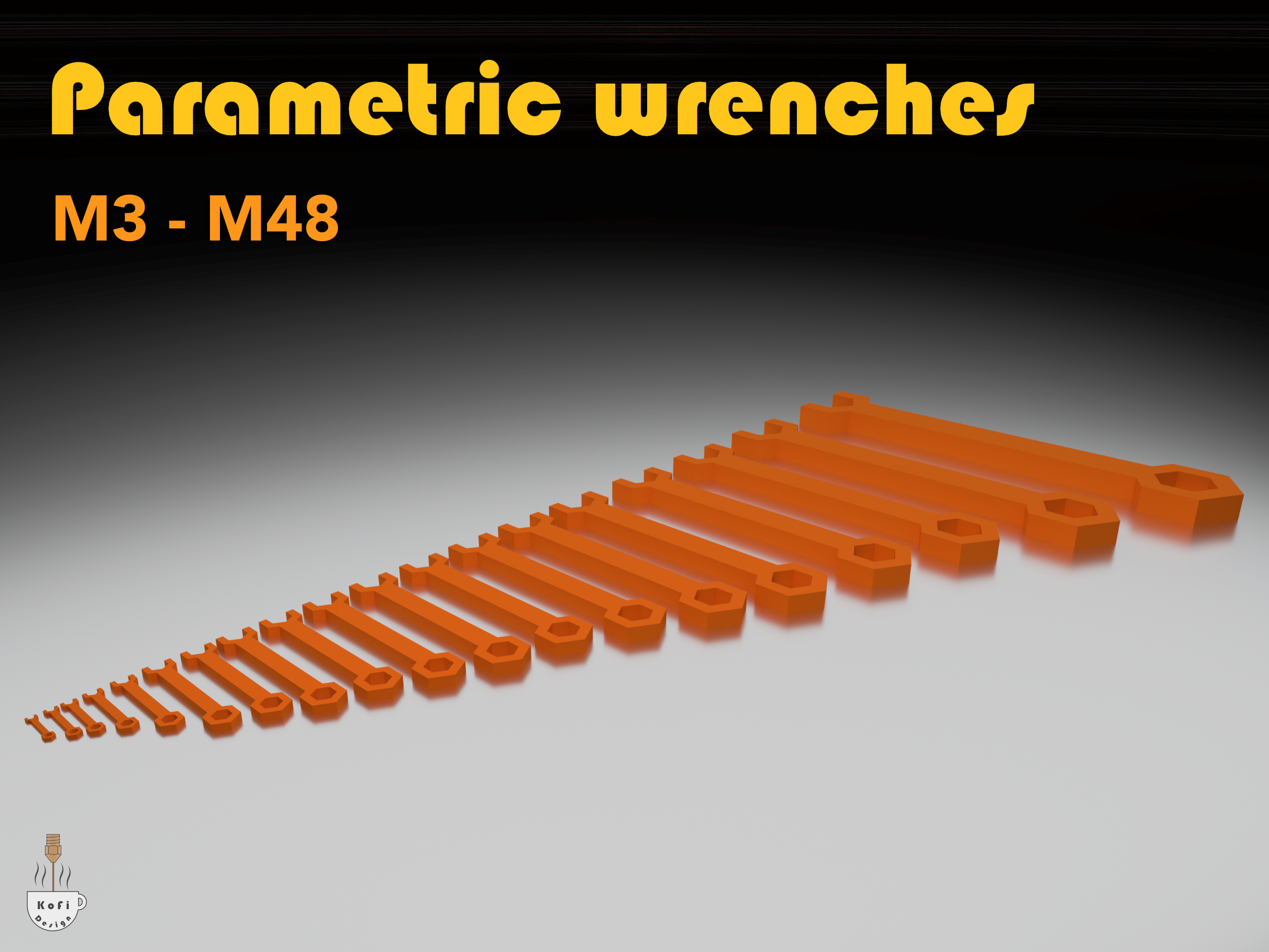 Parametric wrenches (M3-M48)