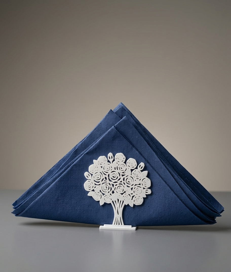 Mother's Day Bouquet & Rose Tree Napkin Holder (Support-Free
