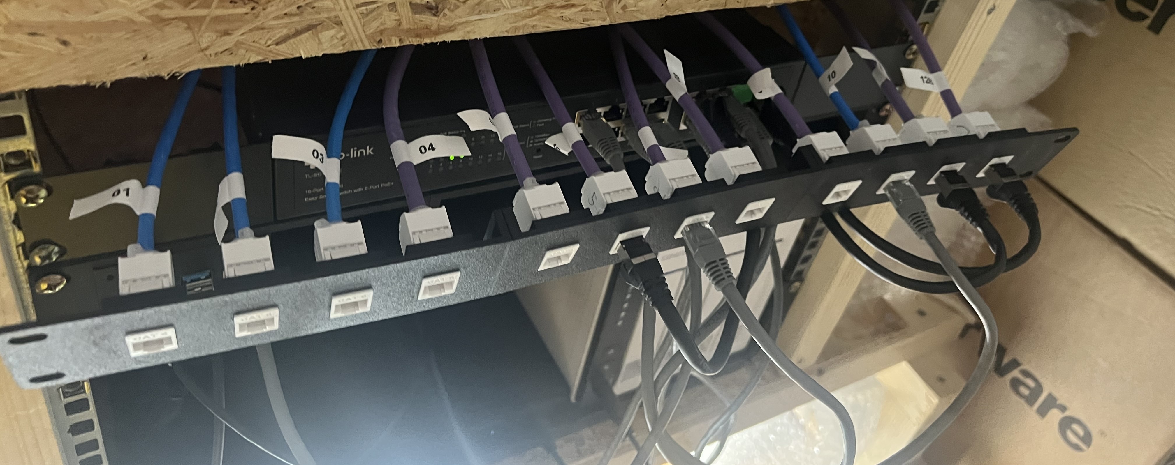 1U Modular Rack - 12 Port PatchPanel — miniatura 2