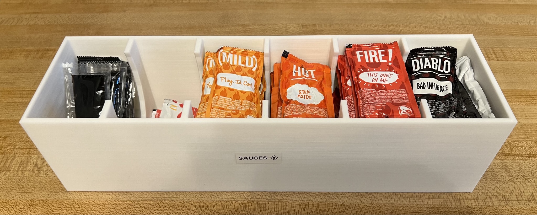 Sauce Packet Organizer